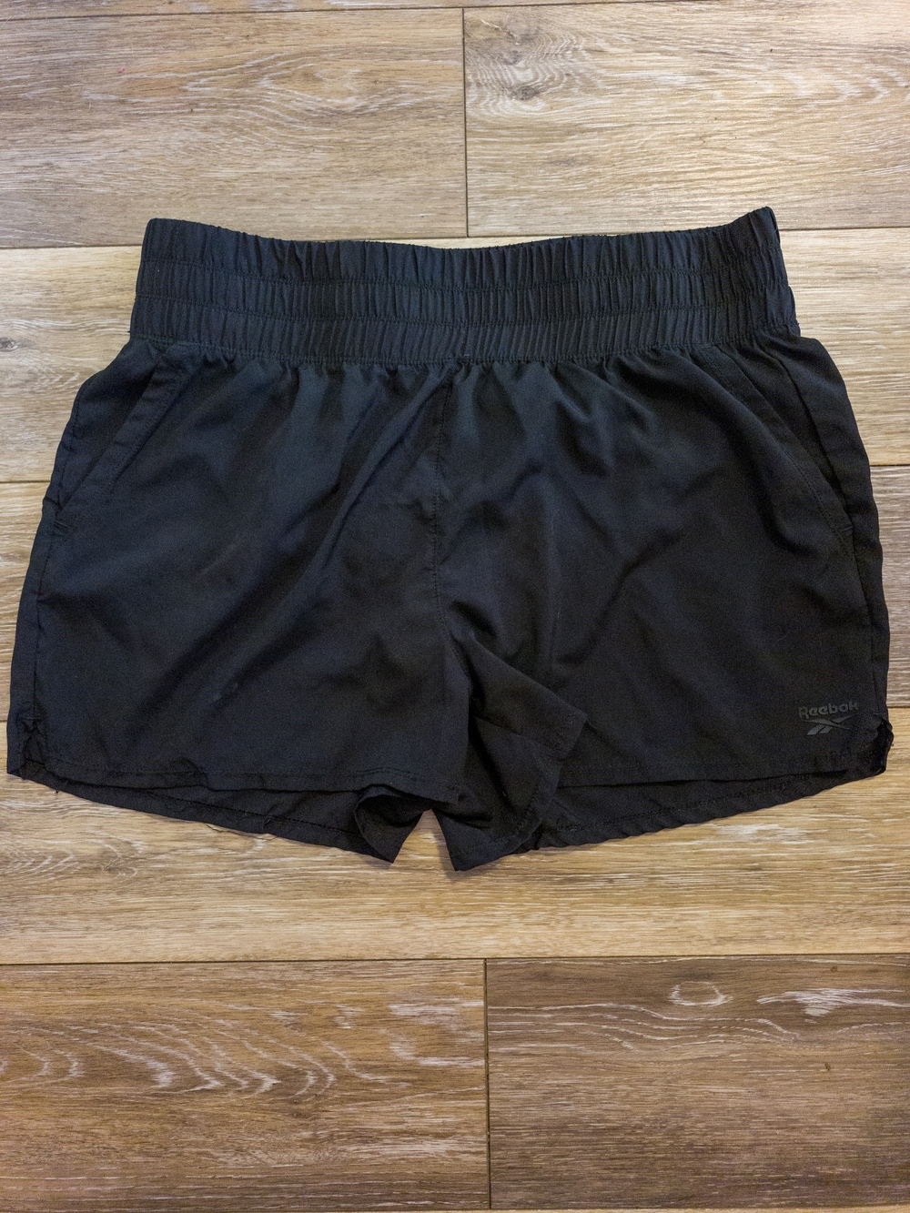 Reebok Women's Black Quick-Dry Athletic Shorts